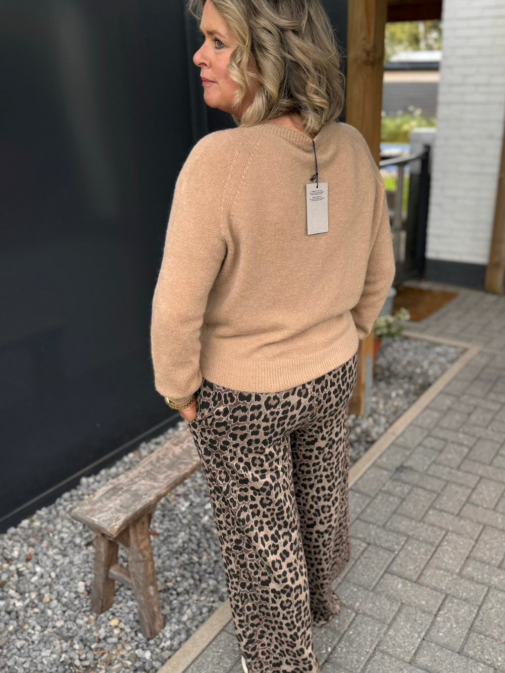 Luipaard broek bruin