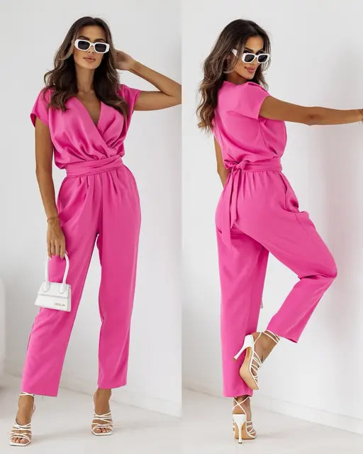 ROMY - ELEGANTE V-HALS JUMPSUIT