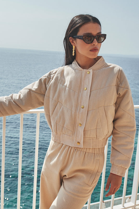 leah twill jacket | grain