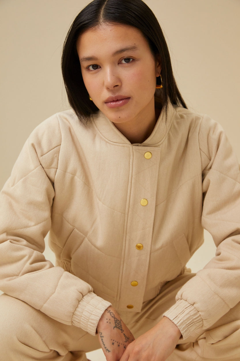 leah twill jacket | grain