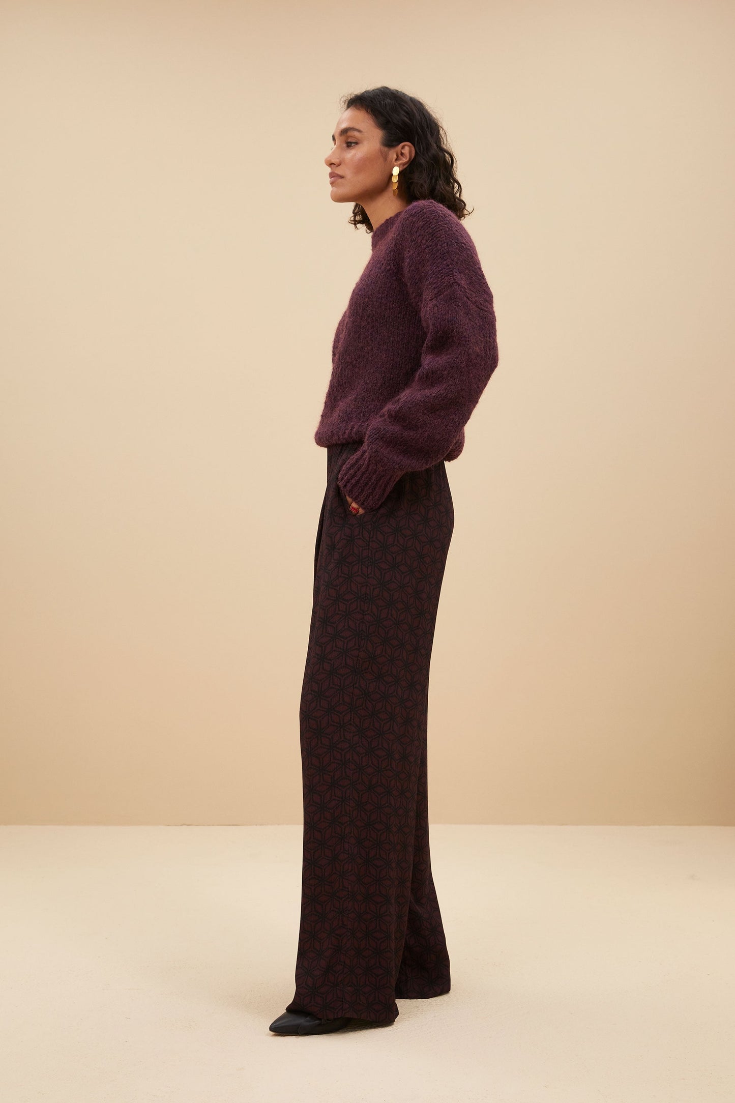 sonny bulky pullover | pecan