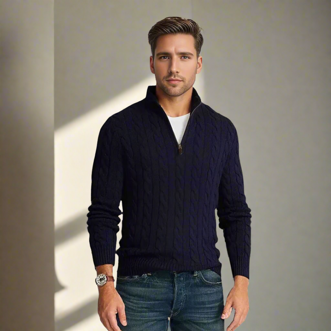 De NÉVO Zip Sweater is de perfecte mix van comfort en stijl