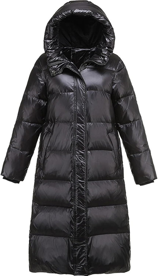 KOOKY winterjas lange dikke jas voor dames capuchon down parka warme