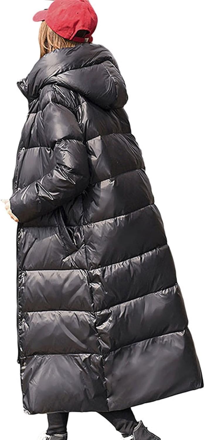 KOOKY winterjas lange dikke jas voor dames capuchon down parka warme