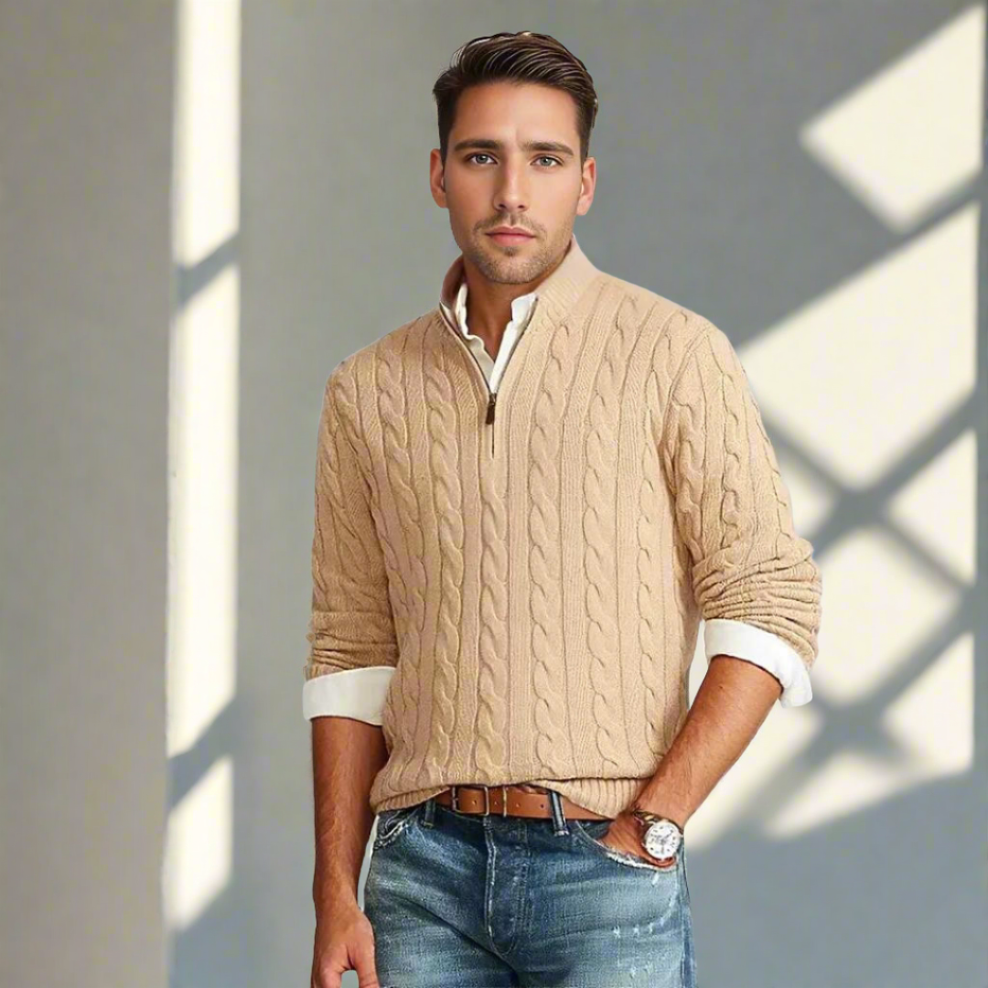 De NÉVO Zip Sweater is de perfecte mix van comfort en stijl