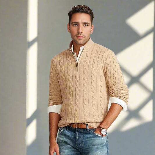 De NÉVO Zip Sweater is de perfecte mix van comfort en stijl