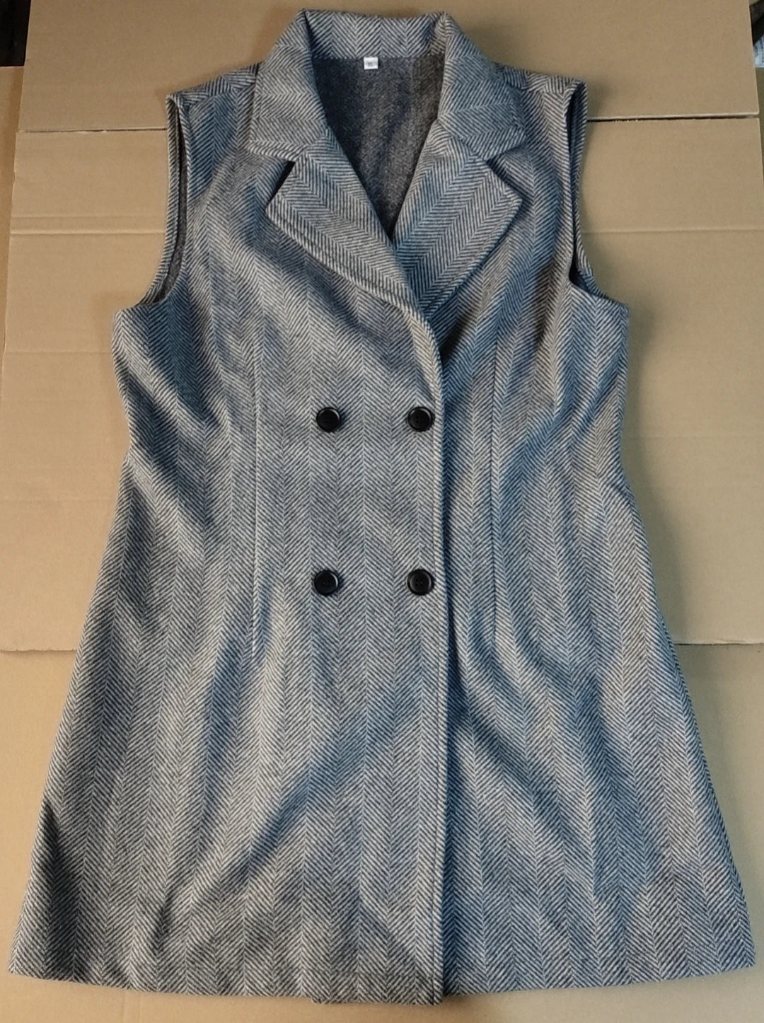 S-2XL Elegant Women's Vest Coat Summer Fashion New Sleeveless Suit Top