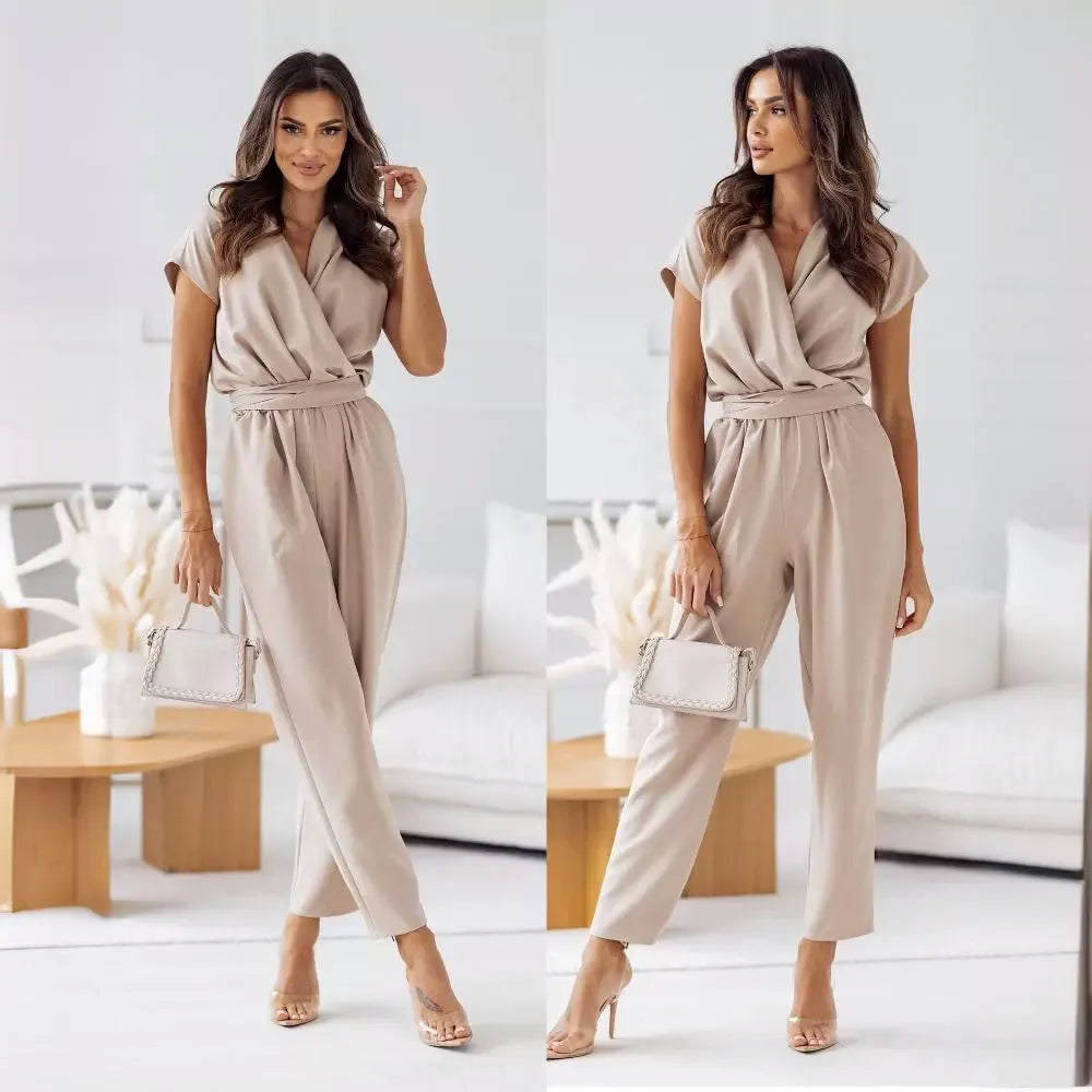 ROMY - ELEGANTE V-HALS JUMPSUIT