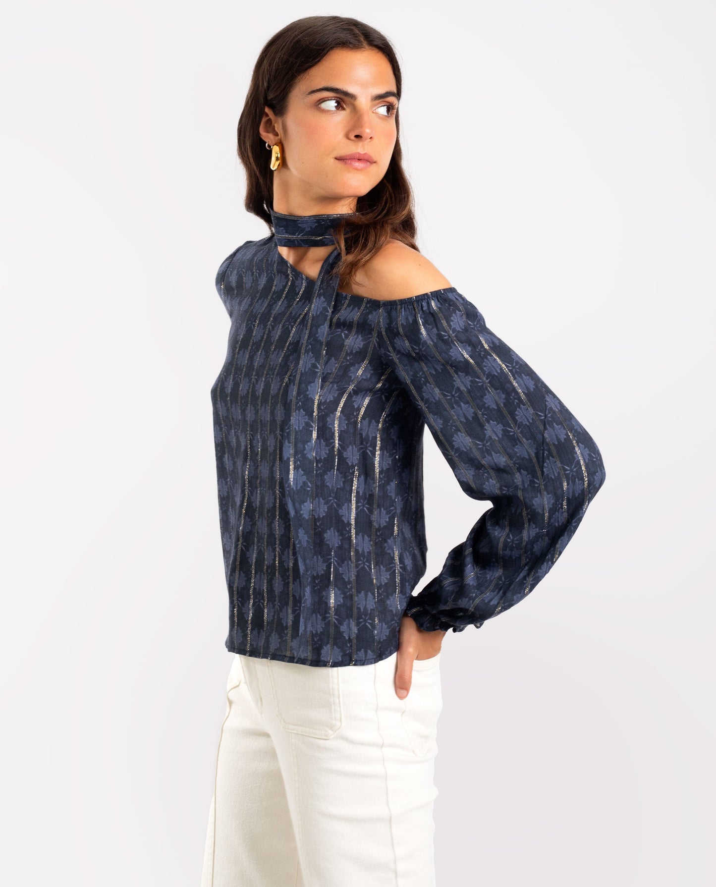 heuvels en overloop · Blauwe afdrukken