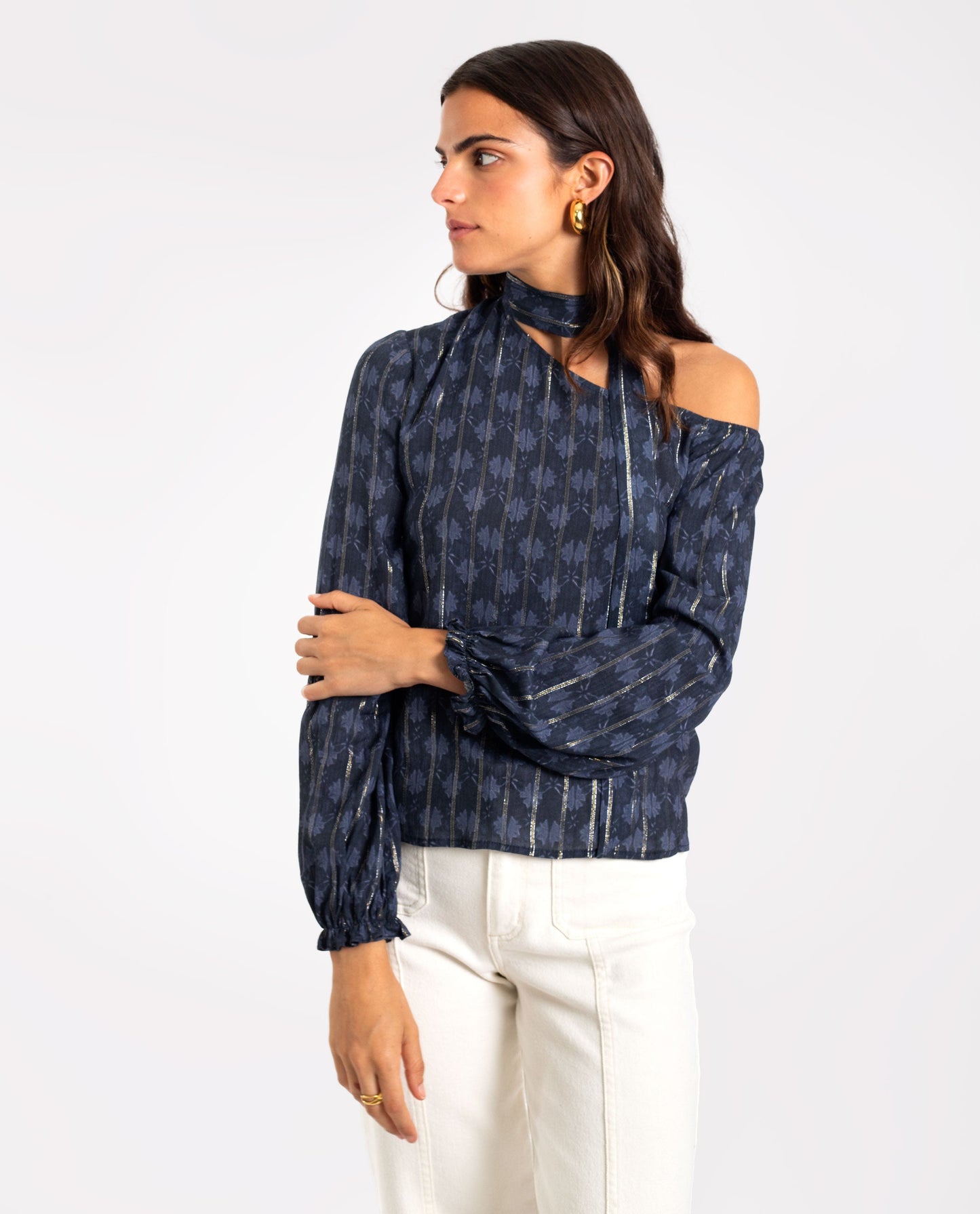 Colline e trambusto · camicetta di stampa